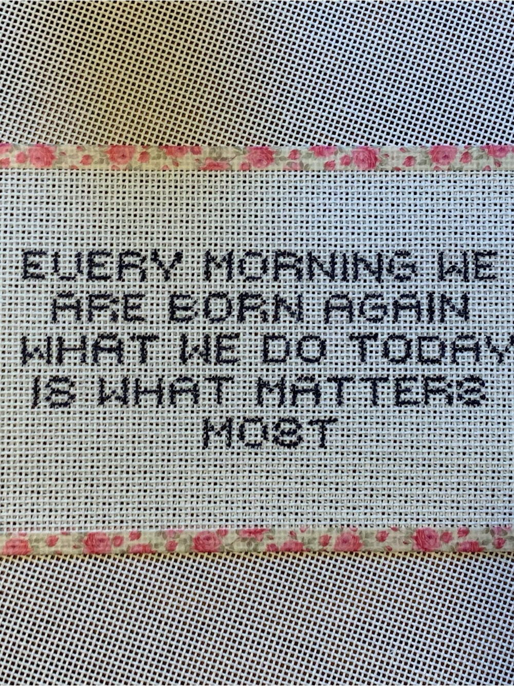 Hand Painted Needlepoint Canvas